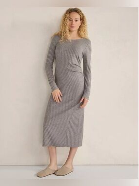 Haven Well Within Drapey Ribbed Dress